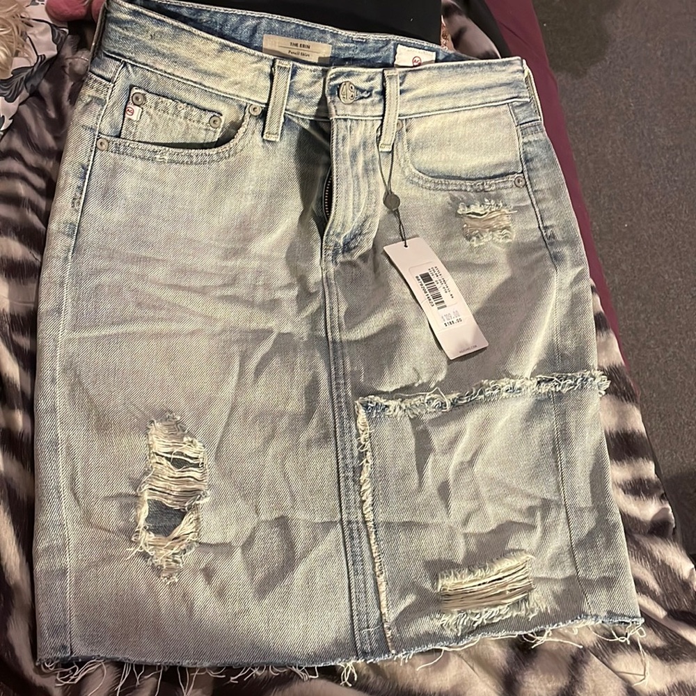 Adriano Goldschmied denim pencil skirt